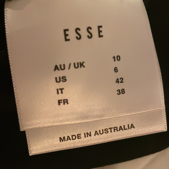 Black viscose column skirt - Picture 7 of 7